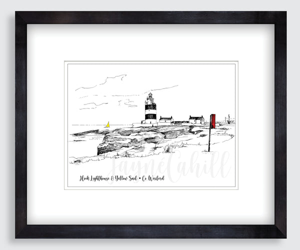 Hook Lighthouse & Yellow Boat, Co. Wexford