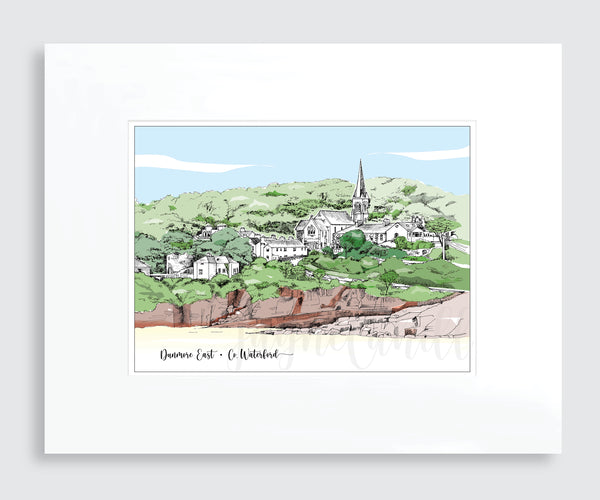 St Andrew's Church from Lawlor's Strand, Dunmore East