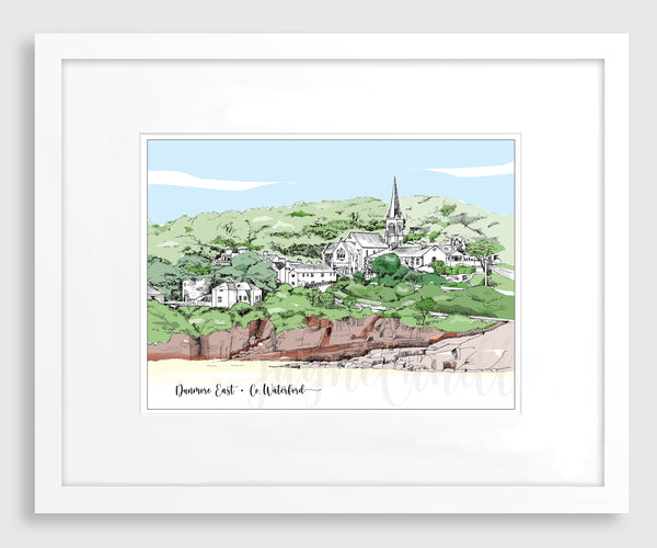 St Andrew's Church from Lawlor's Strand, Dunmore East