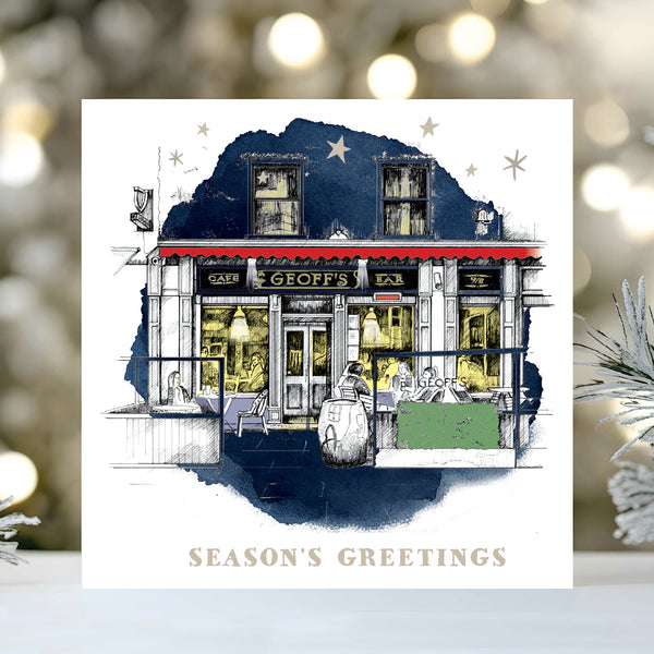 Geoff's Cafe Bar Christmas Card