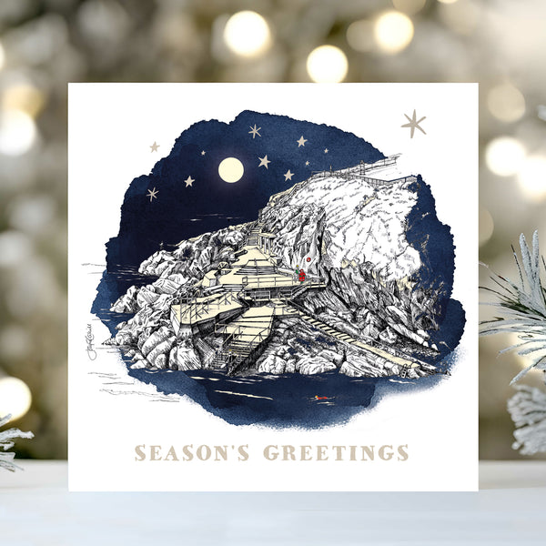 Guillamene Swimming Cove Christmas Card