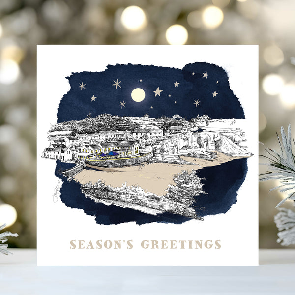 Lawlor's Strand, Dunmore East, Christmas Card
