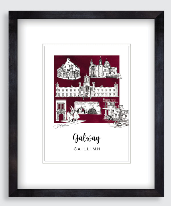 Galway County Print