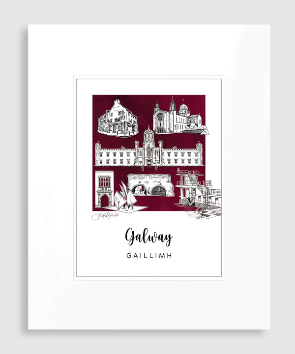 Galway County Print