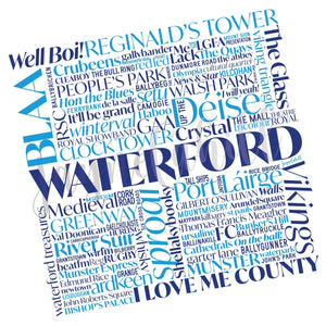Waterford Words Poster BY JAYNE CAHILL