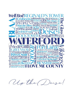 Waterford Words Poster BY JAYNE CAHILL