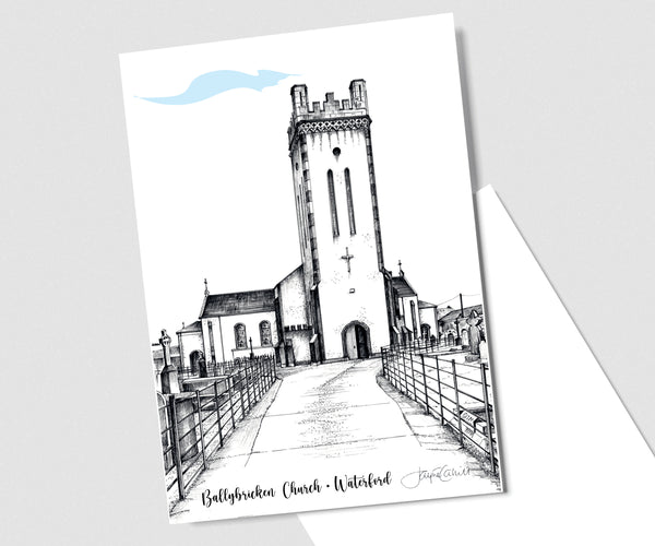Ballybricken Church, Waterford - Art Card