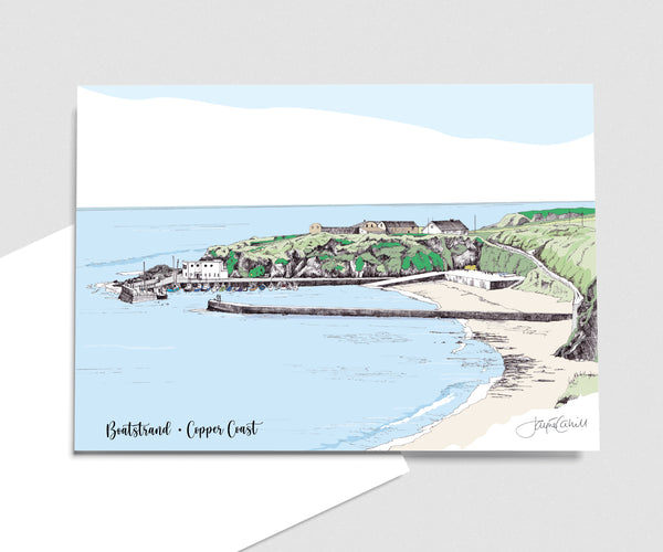 Boatstrand, Copper Coast, Co. Waterford - Art Card
