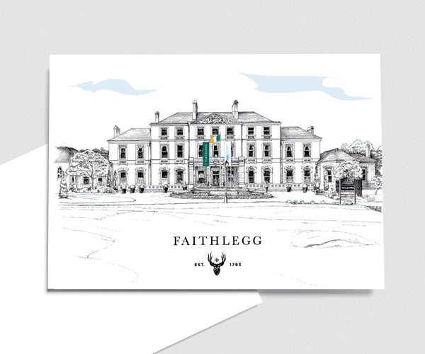 Faithlegg House, Waterford - Art Card