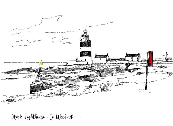 Hook Lighthouse & Yellow Boat, Co. Wexford