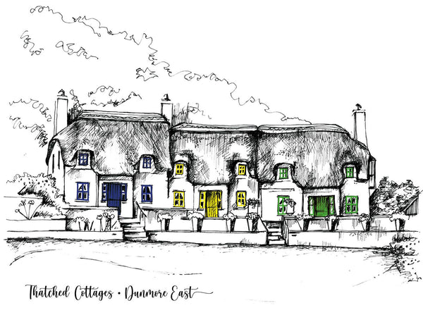 Thatched Cottages, Dunmore East