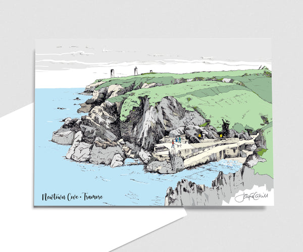Newtown Cove, Tramore, Co. Waterford - Art Card