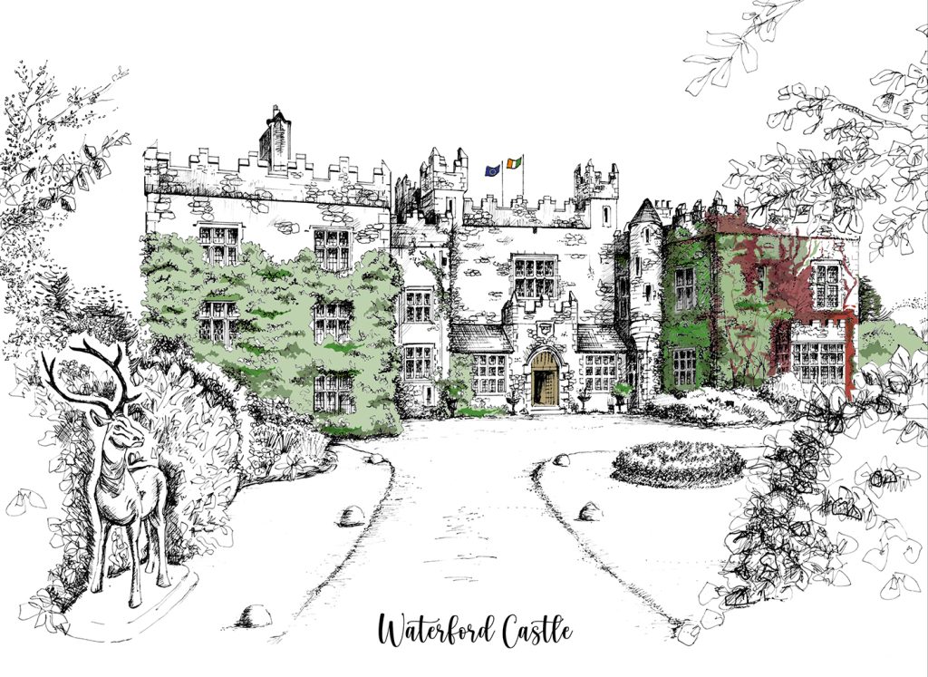 Waterford Castle by artist Jayne Cahill